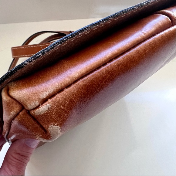 Patricia Nash crossbody Granada brown leather purse - Picture 9 of 9